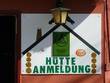 Schild Anmeldung